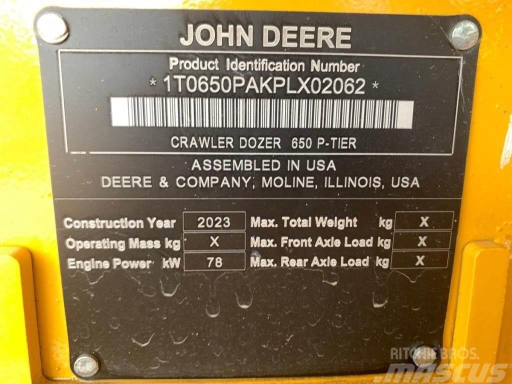 John Deere 650P LGP Vikšriniai buldozeriai