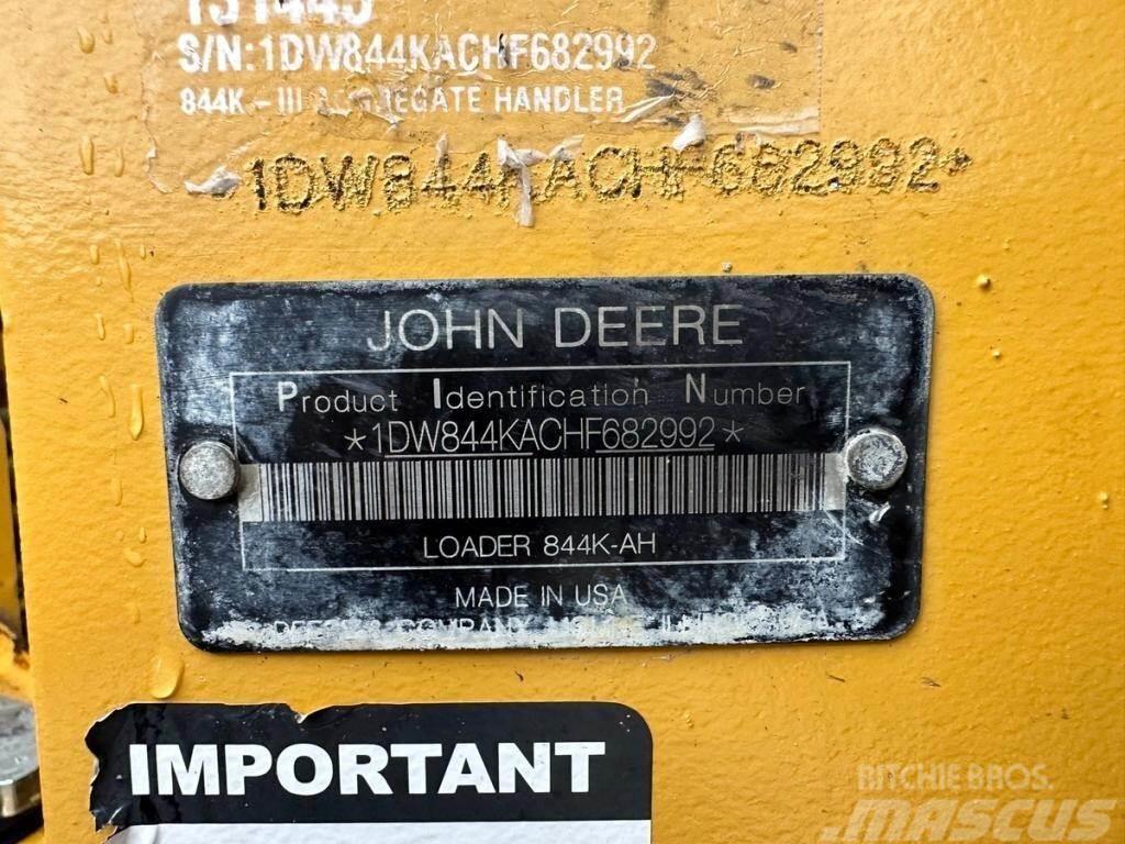 John Deere 844KIII Naudoti ratiniai krautuvai