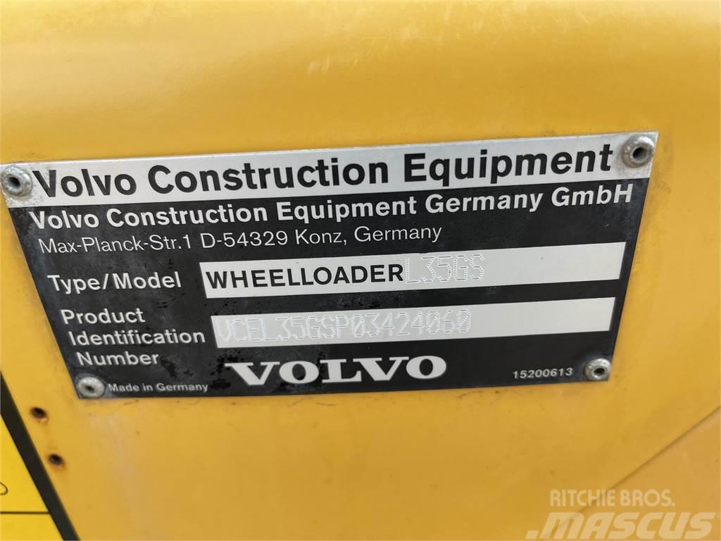 Volvo L35G Naudoti ratiniai krautuvai