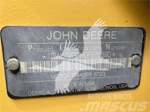John Deere 672GP Greideriai