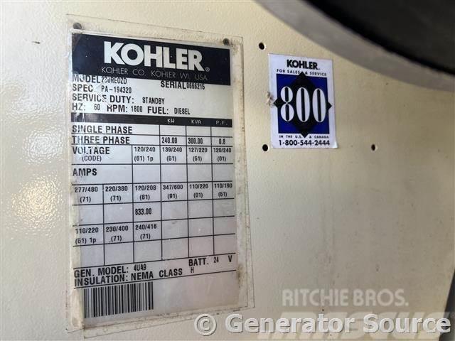 Kohler 240 kW Dyzeliniai generatoriai