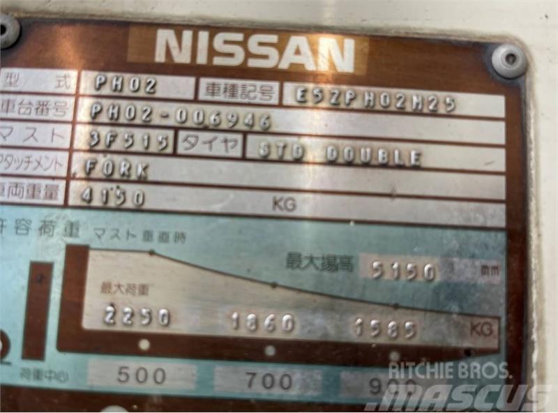 Nissan NP50 Šakiniai krautuvai - Kita