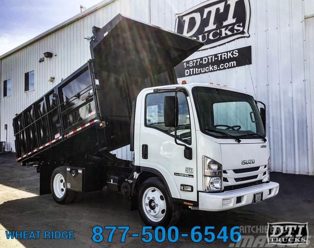 Isuzu NPR HD 12'L Dump Truck, Gas, Auto Savivarčių priekabų vilkikai
