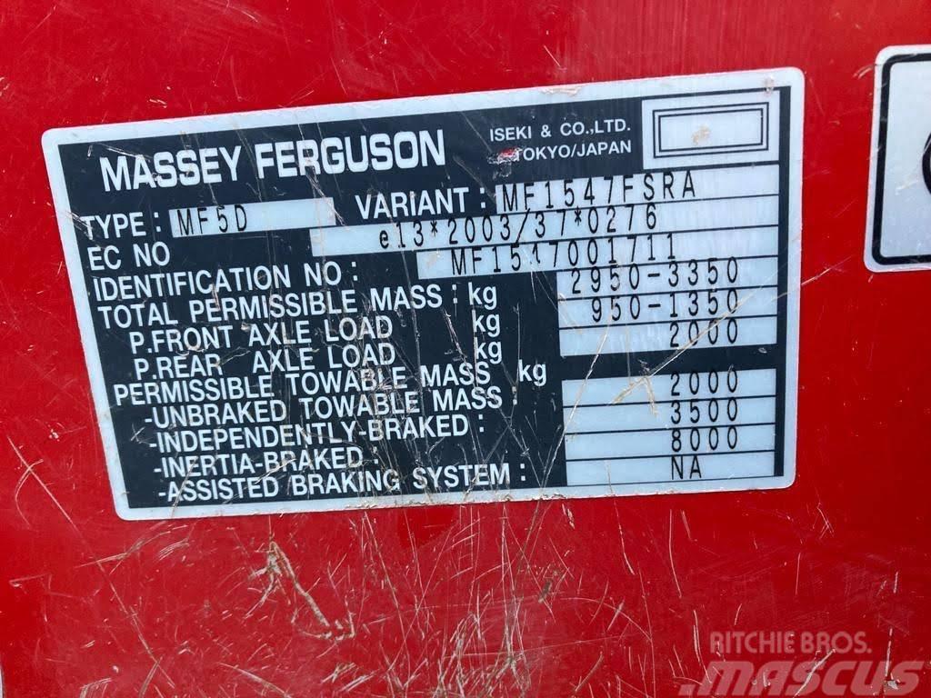 Massey Ferguson 1547 Traktoriai
