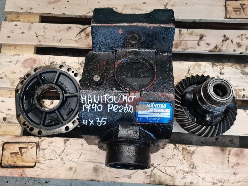 Manitou MT 1740 {Spicer 11X35} differential Ašys