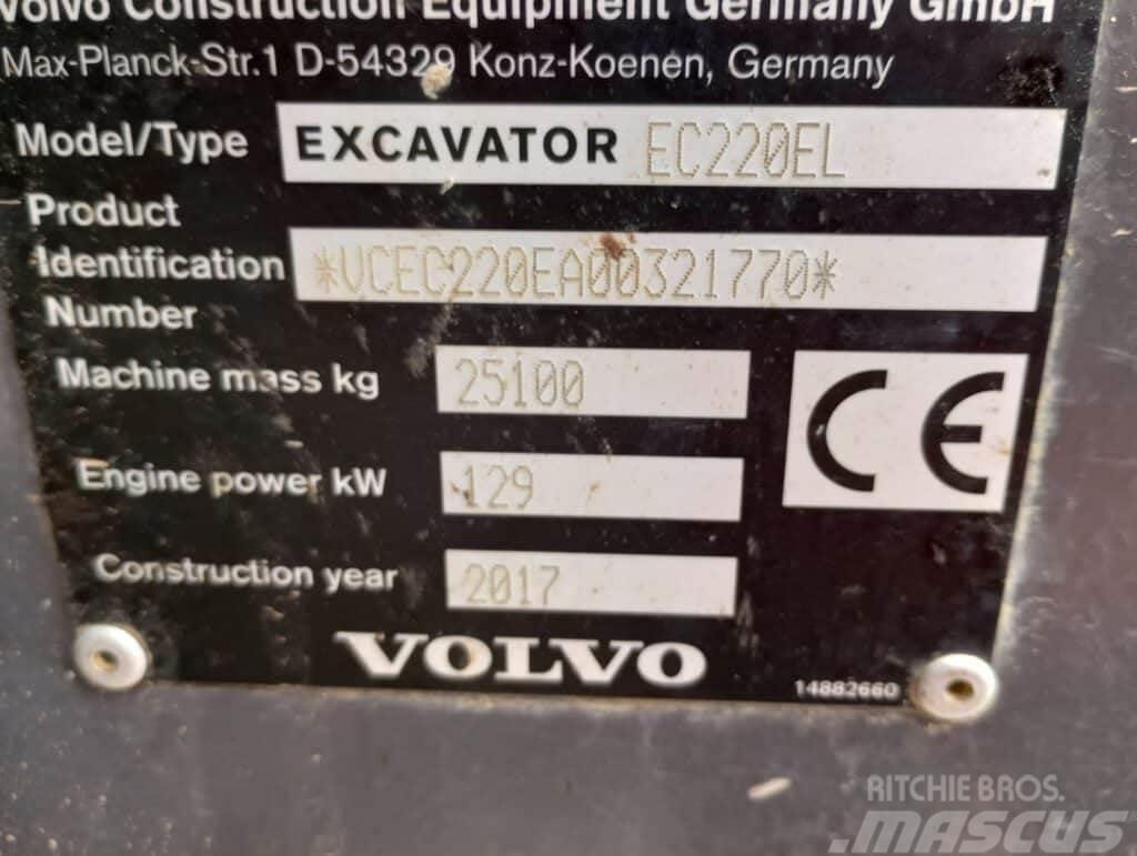 Volvo EC220EL Vikšriniai ekskavatoriai