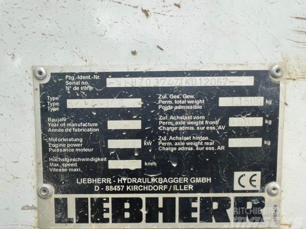Liebherr A 308 Ratiniai ekskavatoriai