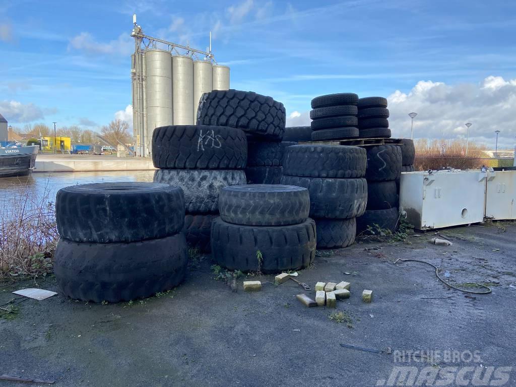  Tyres Used Construction Equipment - DPX-10906 Padangos, ratai ir ratlankiai