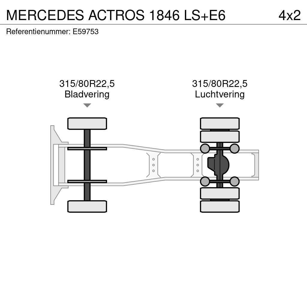 Mercedes-Benz ACTROS 1846 LS+E6 Naudoti vilkikai