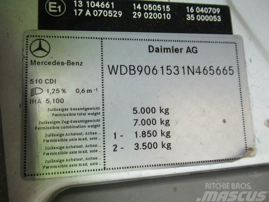 Mercedes-Benz Sprinter 510CDI Kipper + Zij-belading Side-loader Šiukšliavežės