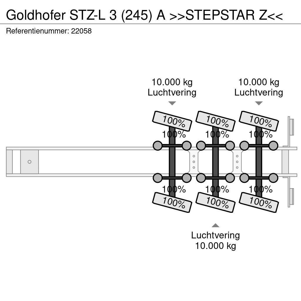 Goldhofer STZ-L 3 (245) A >>STEPSTAR Z<< Žemo iškrovimo puspriekabės