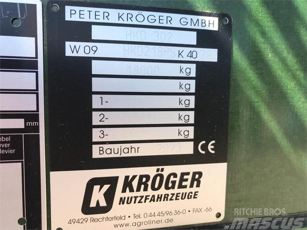 Kröger HKD 302 Savivartės priekabos