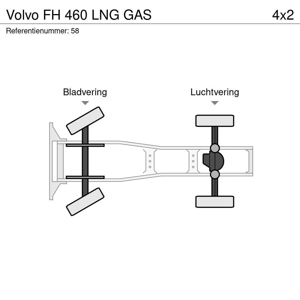 Volvo FH 460 LNG GAS Naudoti vilkikai