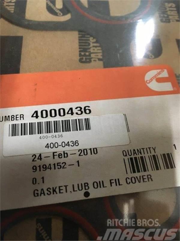 Cummins Oil Filter Gasket - 4000436 Kiti naudoti statybos komponentai