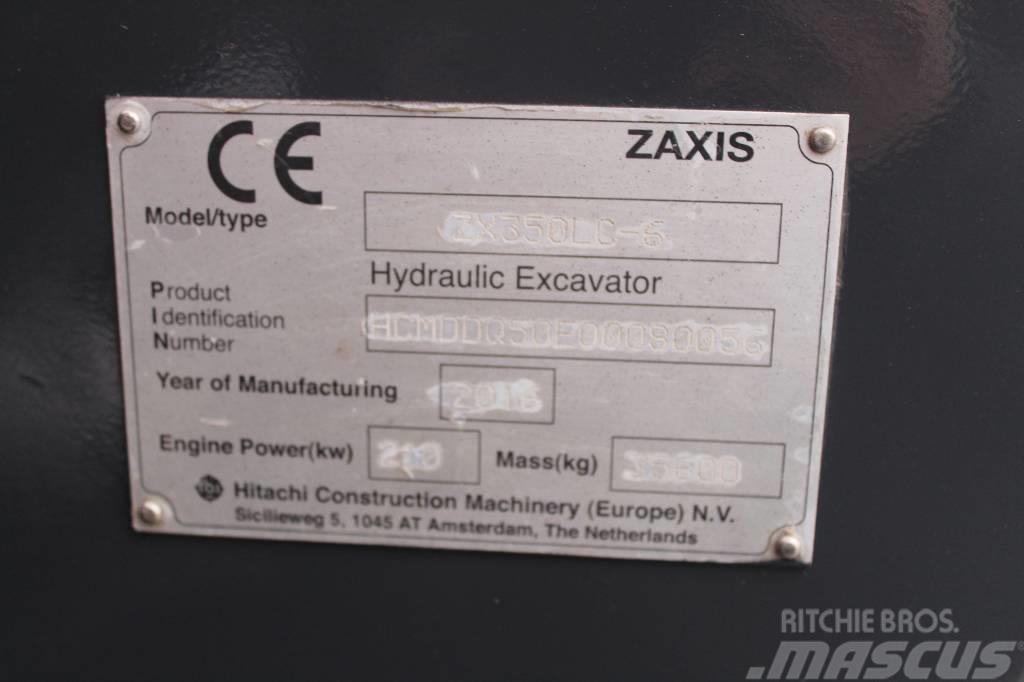 Hitachi ZX 350 LC-6 / 2 Kauhaa, Novatron 3D, Rasvari, Ym! Vikšriniai ekskavatoriai