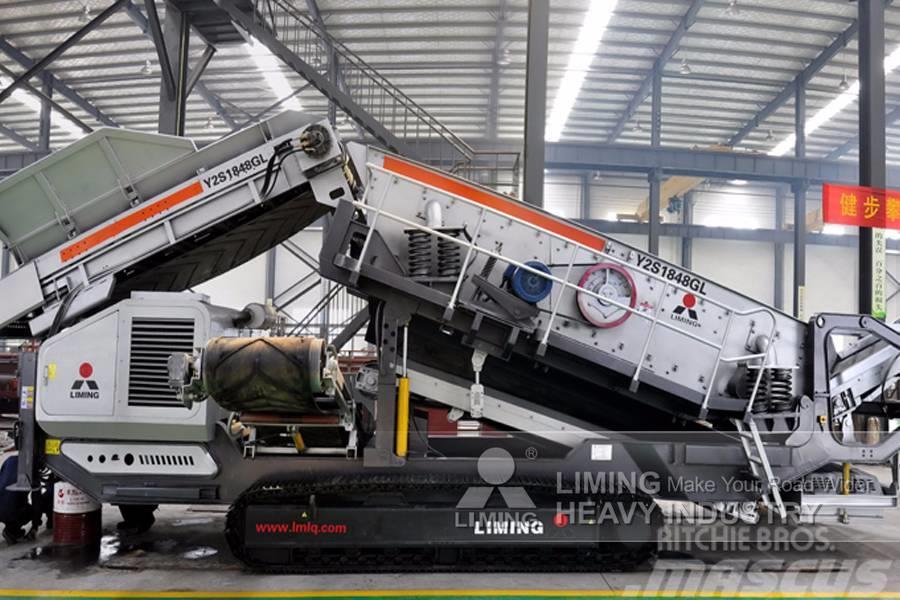 Liming Crawler type Mobile Crushing Plant Užpildų gamybos įranga