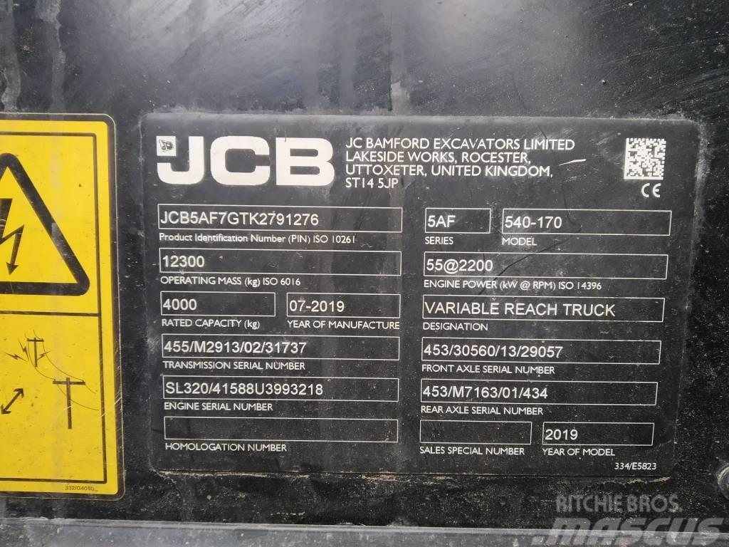 JCB 540-170 (220044 Z) Teleskopiniai krautuvai