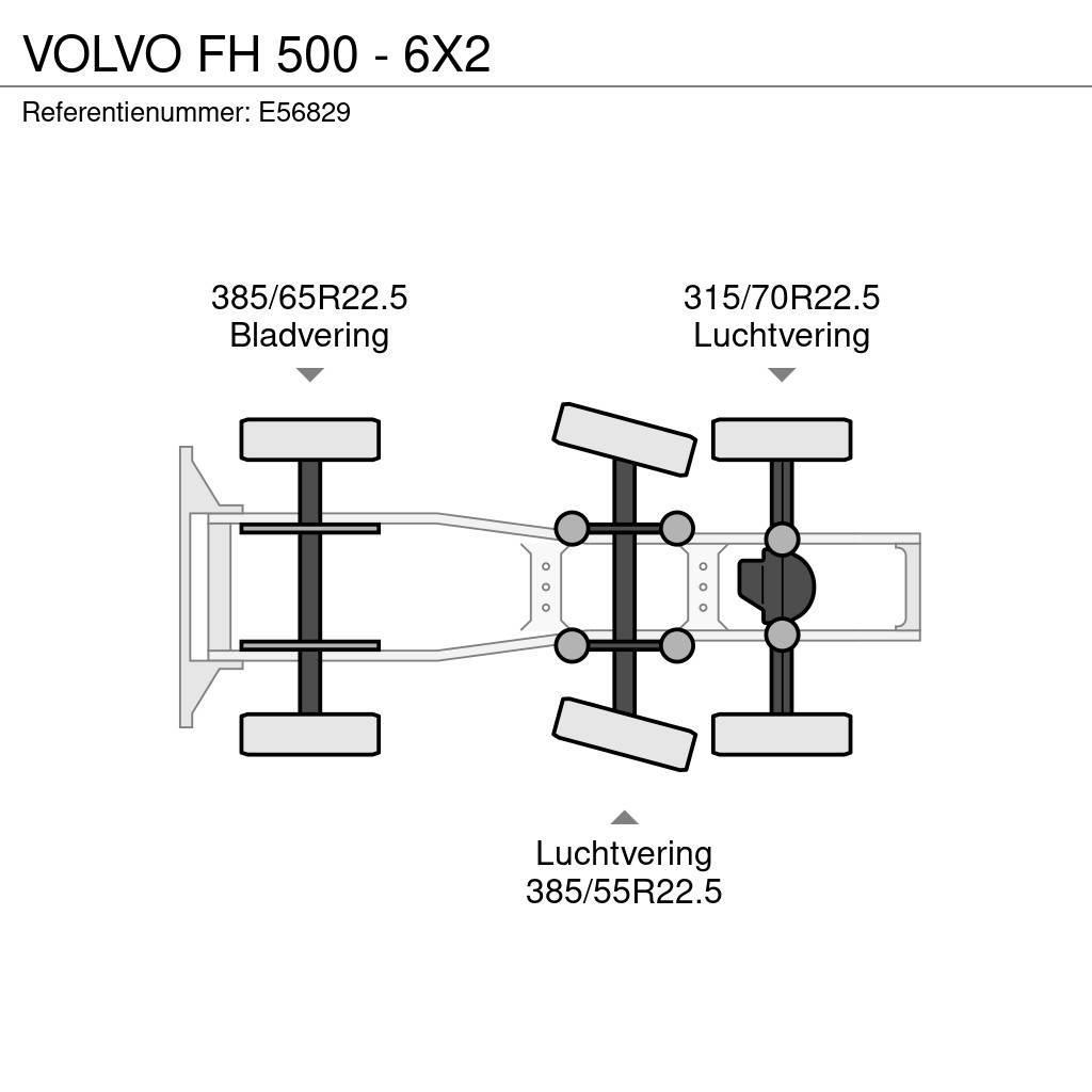 Volvo FH 500 - 6X2 Naudoti vilkikai