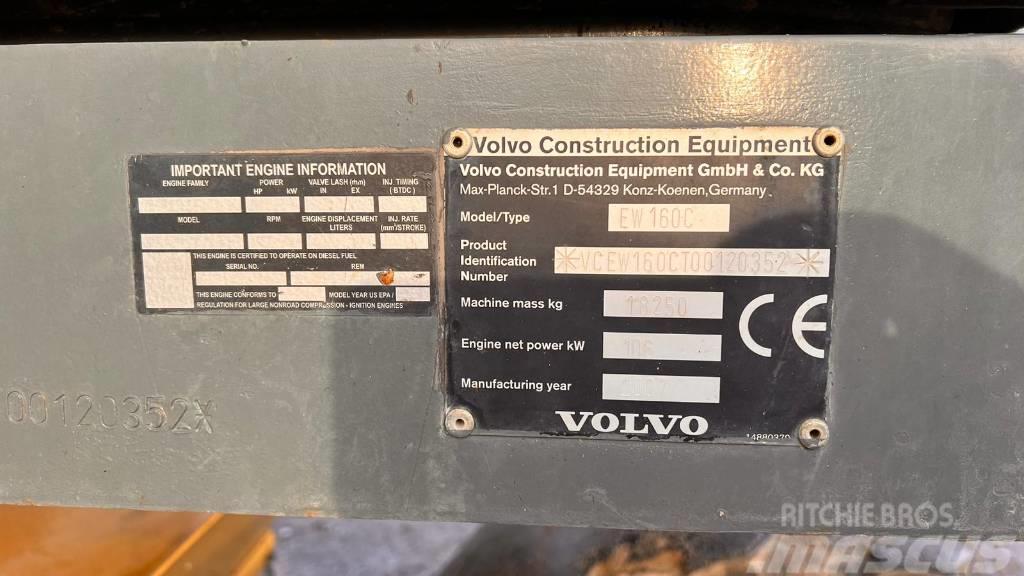 Volvo EW 160 C Ratiniai ekskavatoriai