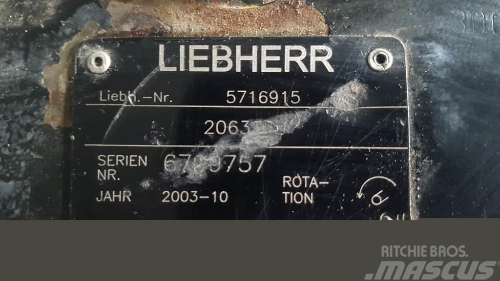 Liebherr 5716915 - L574/L580 - Drive pump/Fahrpumpe/Rijpomp Hidraulikos įrenginiai