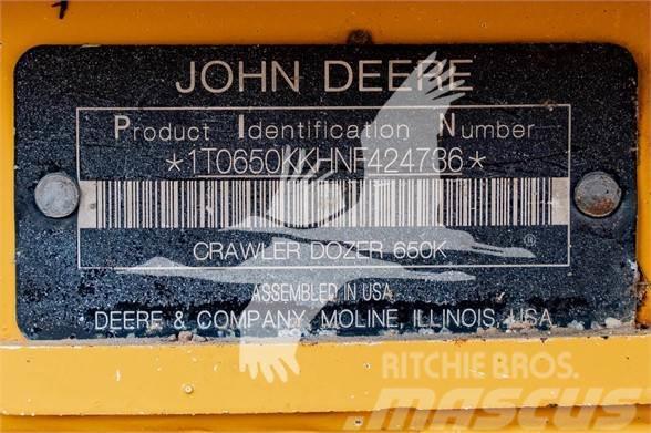 John Deere 650K LGP Vikšriniai buldozeriai