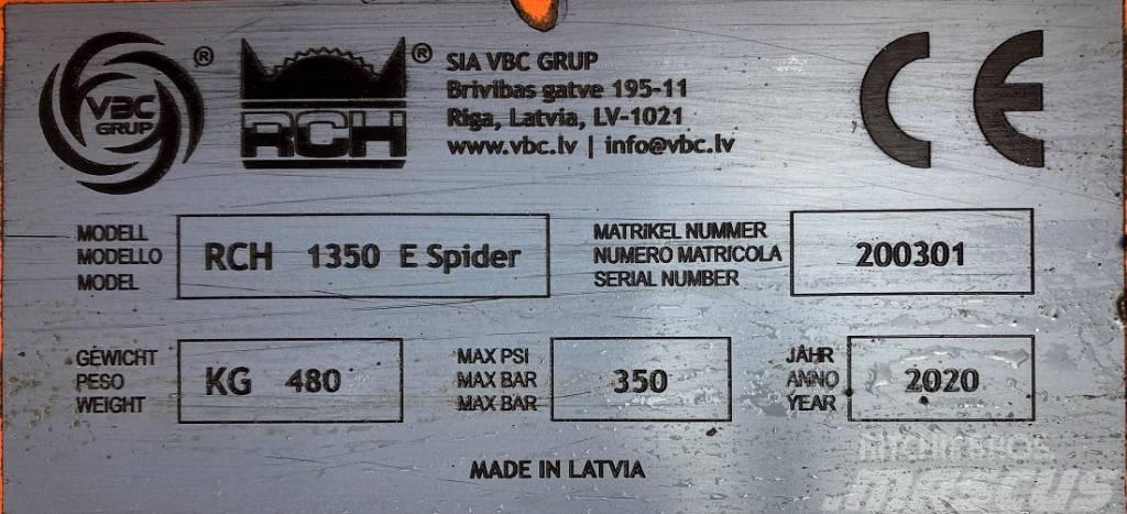  VBC 1350E Spider Kiti naudoti statybos komponentai