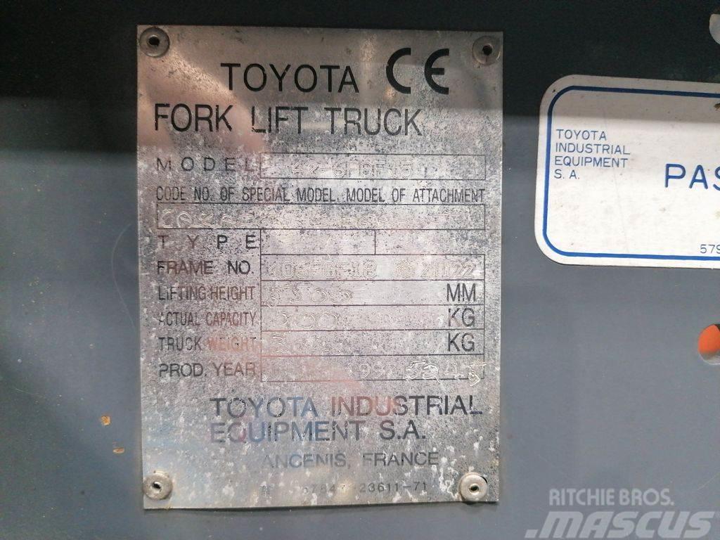 Toyota 42-6FGF15 LPG (dujiniai) krautuvai