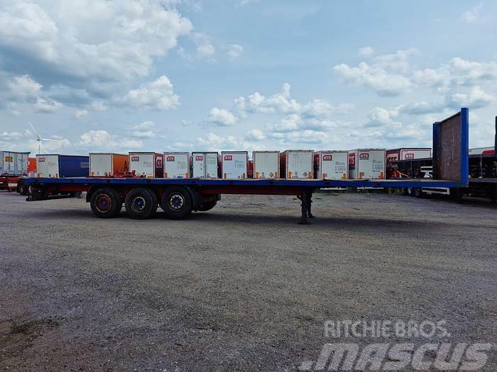  ES- GE 3 SAL-SA 3 AXLE FLATBED  40 FT TWISTLOCKS M Bortinių sunkvežimių priekabos su nuleidžiamais bortais