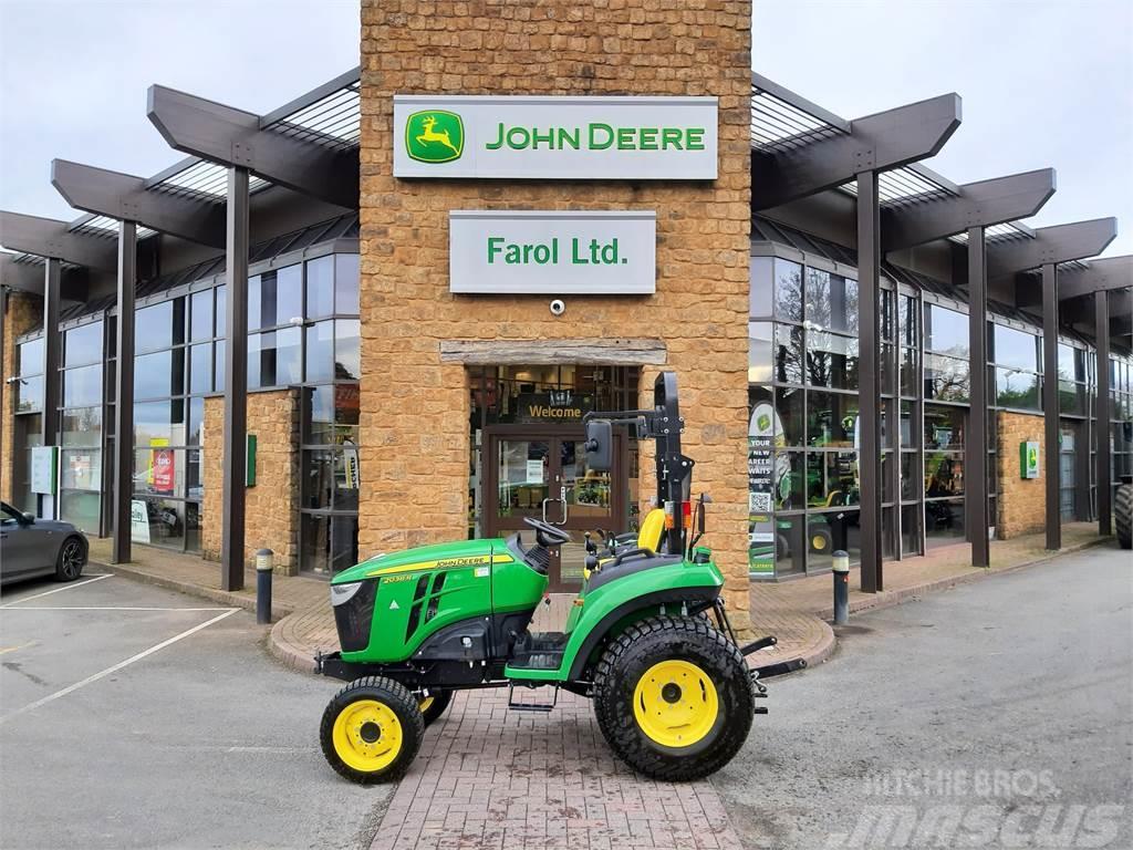 John Deere 2038R Naudoti kompaktiški traktoriai