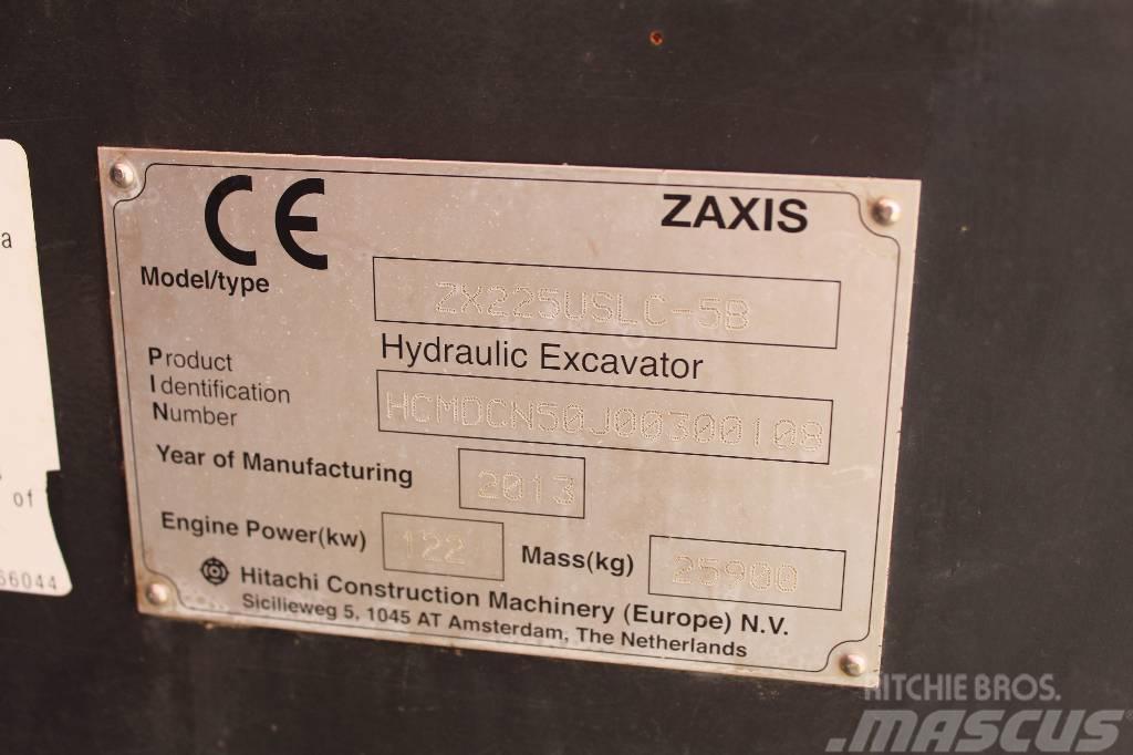 Hitachi ZX 225 USLC / Pyörittäjä, Kauha, Rasvari, Lämmitin Vikšriniai ekskavatoriai