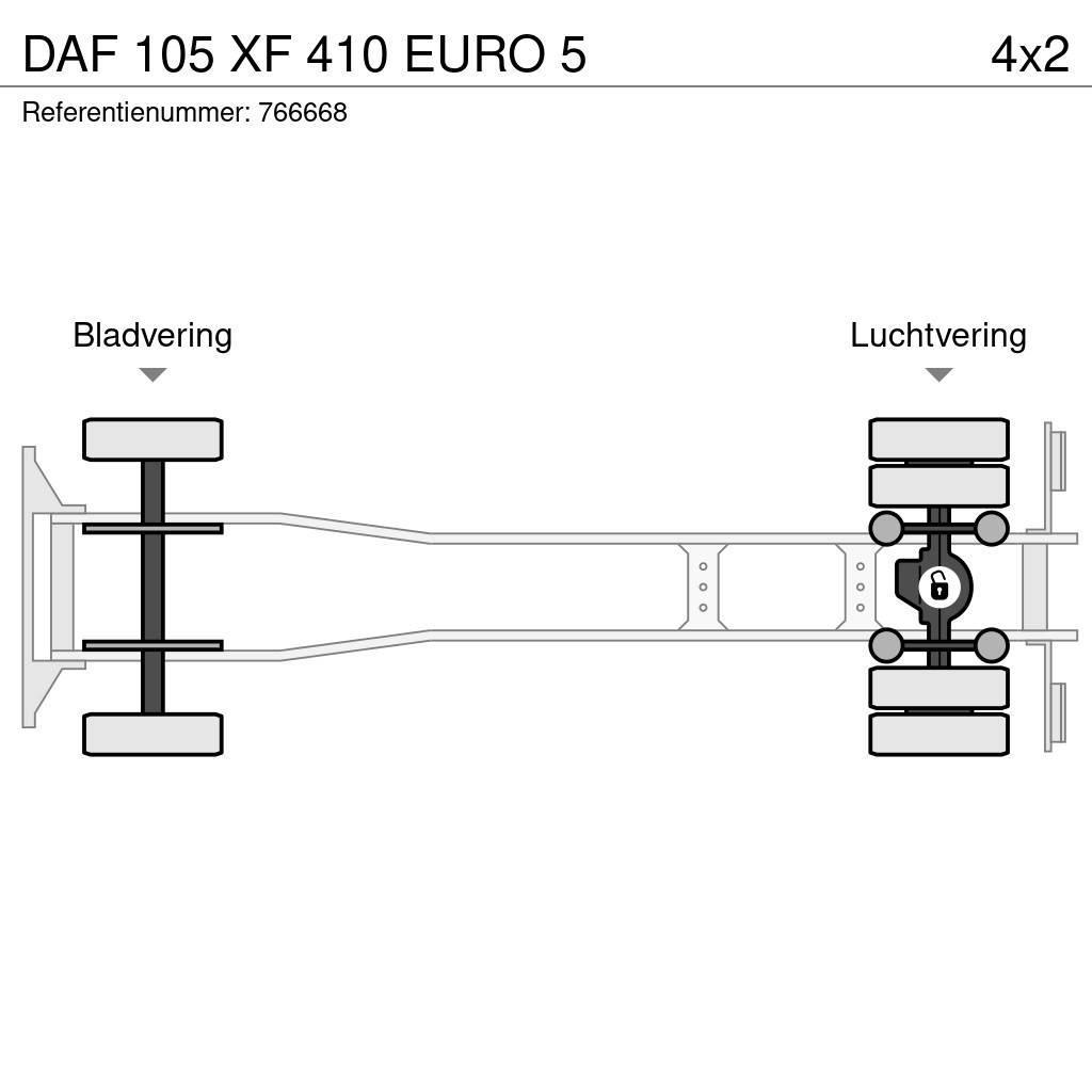 DAF 105 XF 410 EURO 5 Platformos/ Pakrovimas iš šono