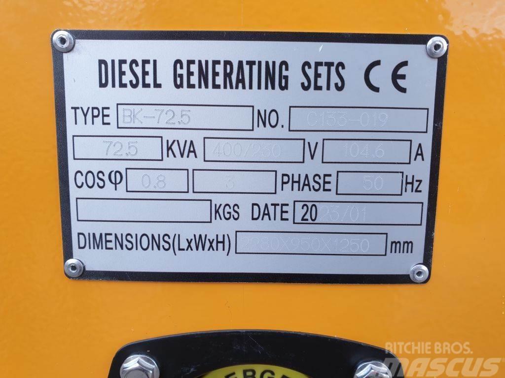  Diversen BK-72.5 Dyzeliniai generatoriai