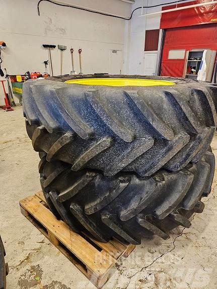 John Deere Hjul par: Michelin Multibib 650/65R42 Ukjent Gul Padangos, ratai ir ratlankiai