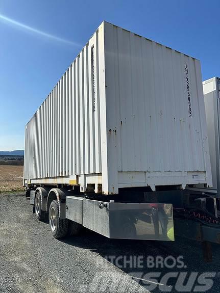  Trailerbygg Container med port, henger med lift, m Kitos priekabos