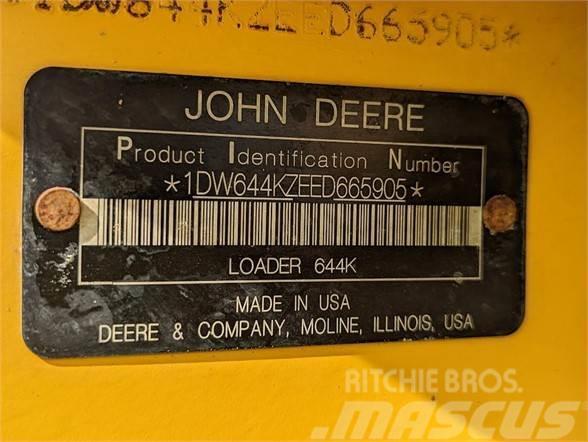John Deere 644K Naudoti ratiniai krautuvai