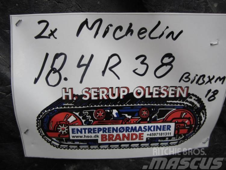  18.4R38 BIB XM18 Michelin twin dæk med beslag - 2  Padangos, ratai ir ratlankiai