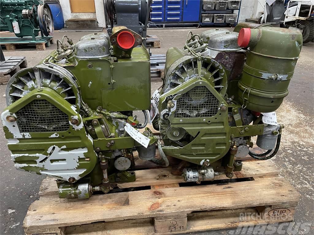 Deutz F2L511 motor, luftkøler, ex. army Varikliai