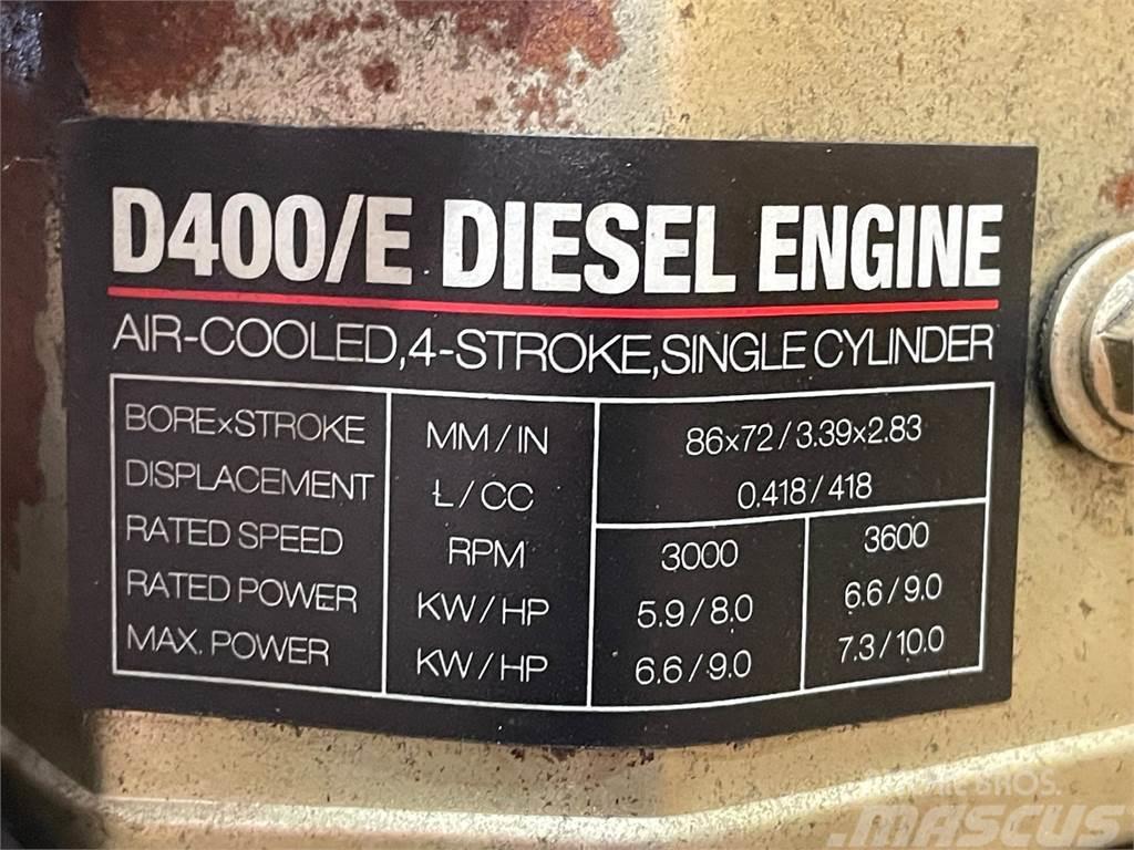  Diesel engine D400/E - 1 cyl. Varikliai