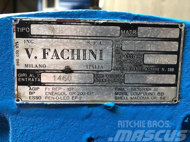  Gear V. Fachini Type BEH 16X Pavarų dėžės