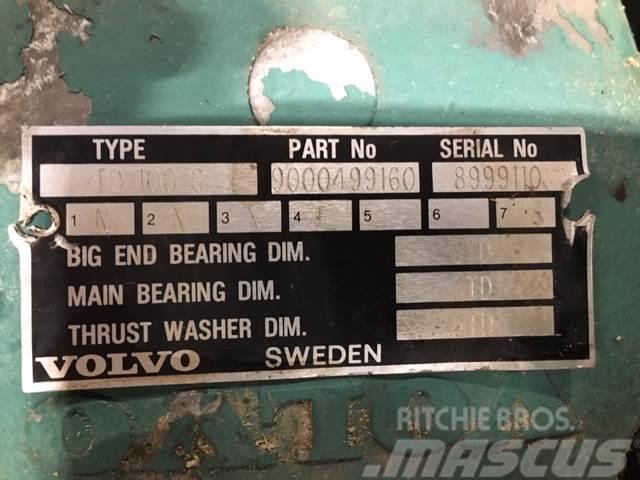 Volvo TD100G motor - kun til reservedele Varikliai