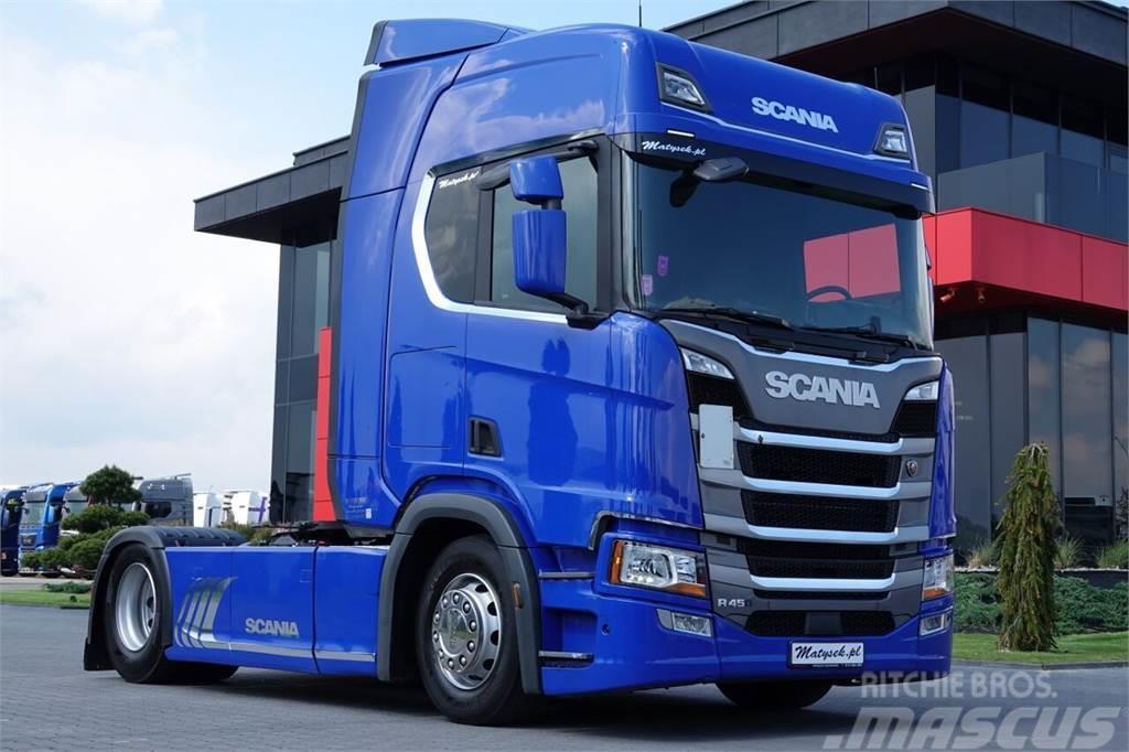 Scania R 450 / RETARDER / LEDY / OPONY 100 % / EURO 6 / 2 Naudoti vilkikai