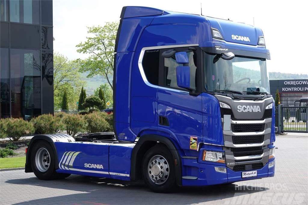 Scania R 450 / RETARDER / NOWY MODEL / 2018 ROK Naudoti vilkikai