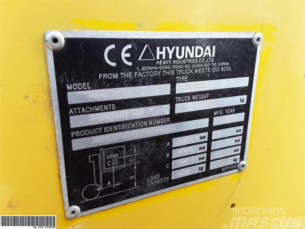 Hyundai 50DA-7E Triplex 4,3 m Šakiniai krautuvai - Kita