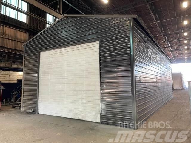  48 ft x 20 ft Metal Storage Building Plieno karkaso pastatai