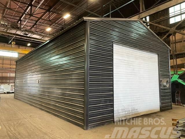  48 ft x 20 ft Metal Storage Building Plieno karkaso pastatai