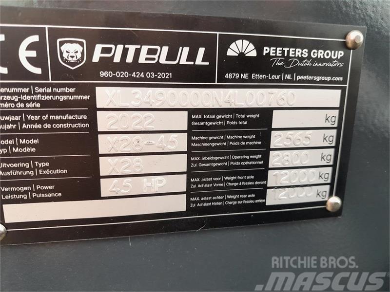  Pitbull X28-45 Plus DK Mini krautuvai