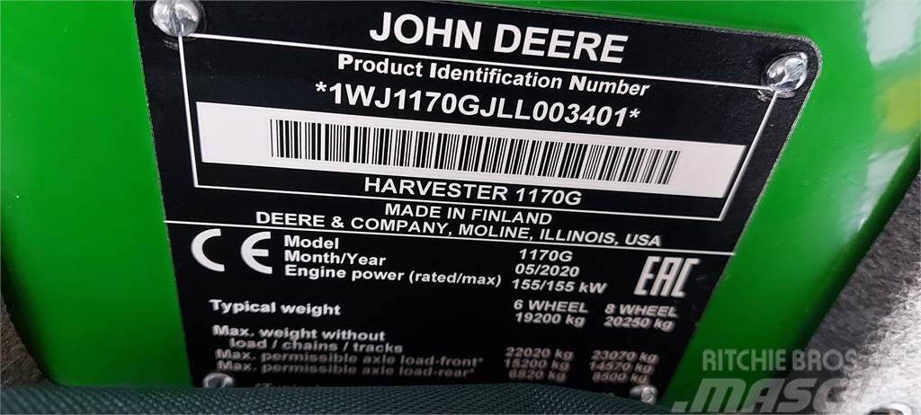 John Deere 1170G Miško technika (Harvesteriai)