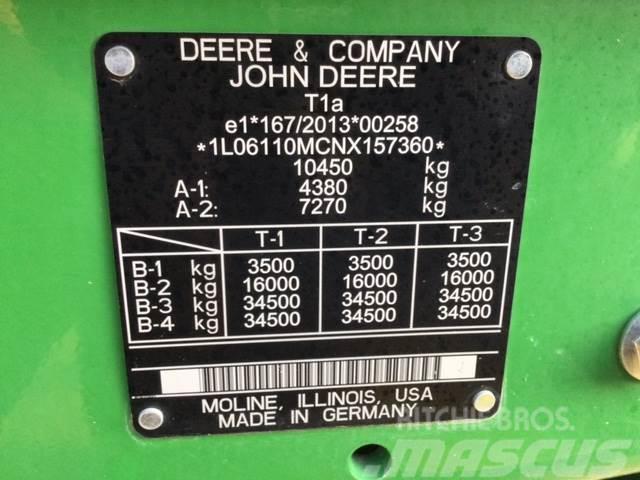 John Deere 6110M Traktoriai