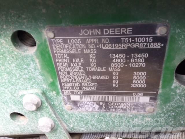 John Deere 6195R Traktoriai