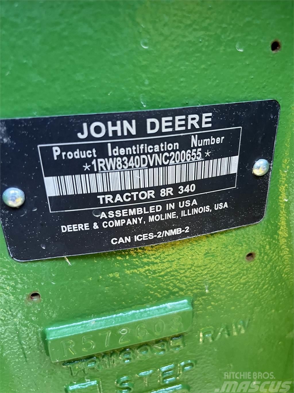 John Deere 8R 340 Traktoriai